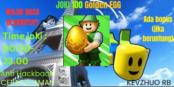 Gambar Product JOKI 100 GOLDEN EGG (LIMITED EVENT!!!)