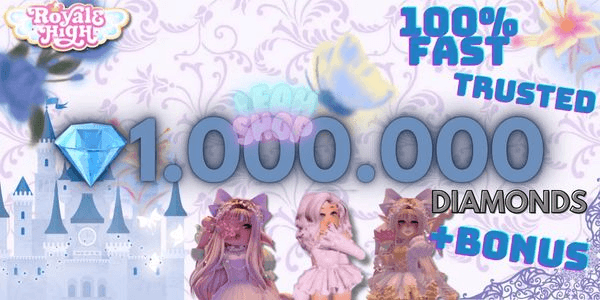 Gambar Product Royale High 1M Diamonds | +BONUS