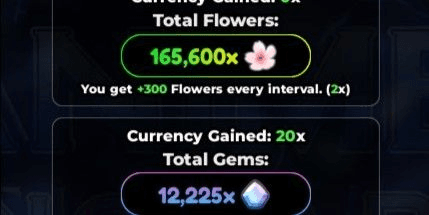 Gambar Product Flower 165,000 + gems 12,000