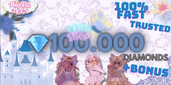 Gambar Product Royale High 100K Diamonds | +BONUS