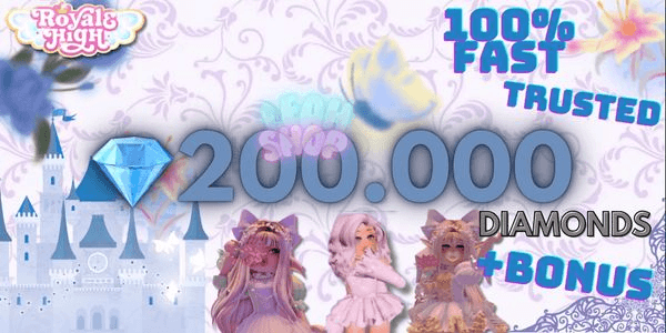 Gambar Product Royale High 200K Diamonds | +BONUS