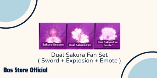 Gambar Product Dual Sakura Fan set