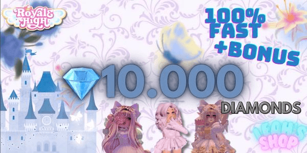 Gambar Product Royale High 10K Diamonds | +BONUS