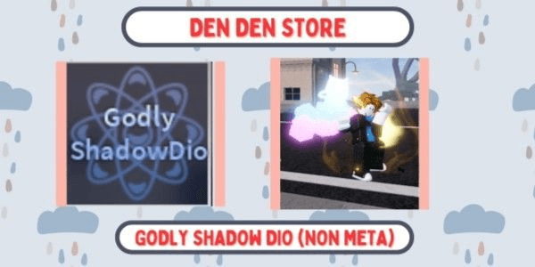 Gambar Product GODLY SHADOW DIO (NON META) - A Universal Time - BONUS 5 MYTHIC RANDOM SKINS