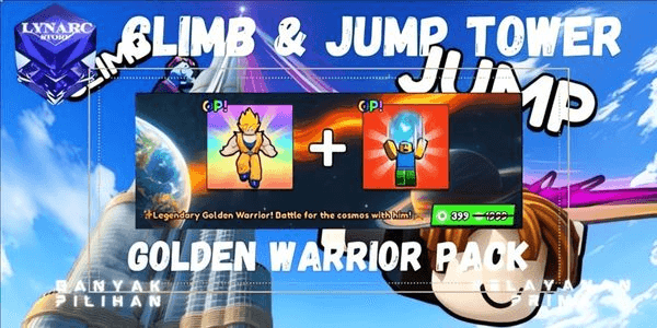 Gambar Product Golden Warrior Pack - Climb and Jump Tower
