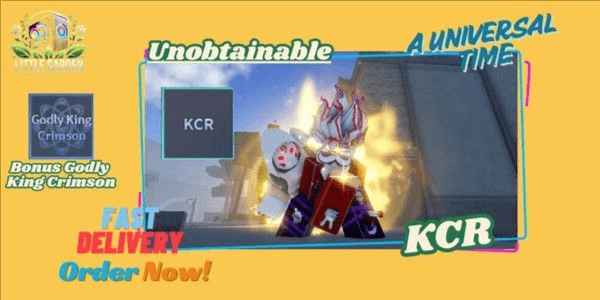 Gambar Product Unobtainable Skin KCR Bonus Godly King Crimson | A Universal Time