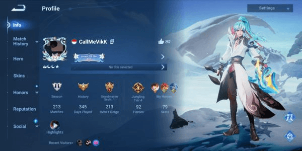 Gambar Product CHEAPEST LEGEND SKIN HOK ACCOUNT!!