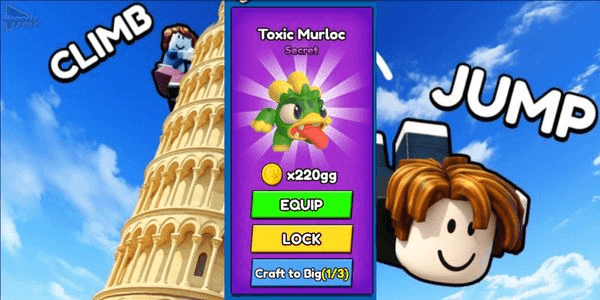 Gambar Product CLIMB AND JUMP TOWER | SECRET OP PET END GAME EGG (LAST WORLD)