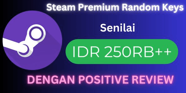 Gambar Product Steam Premium Random Key
