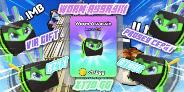 Gambar Product Climb And Jump Tower - Worm Assassin (x170gg)