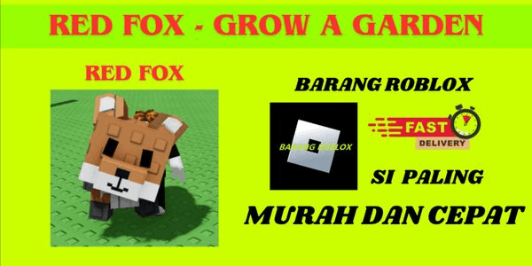 Gambar Product RED FOX - GROW A GARDEN