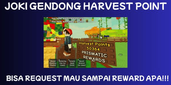 Gambar Product JOKI HARVEST POINT GROW A GARDEN