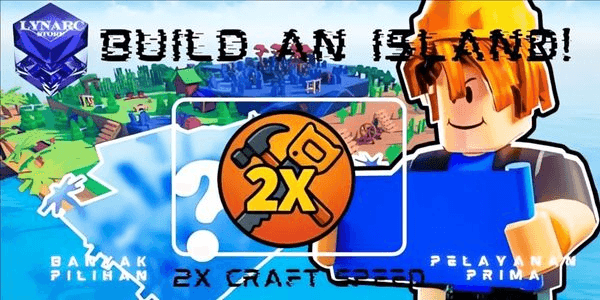 Gambar Product 2x Craft Speed - Build An Island