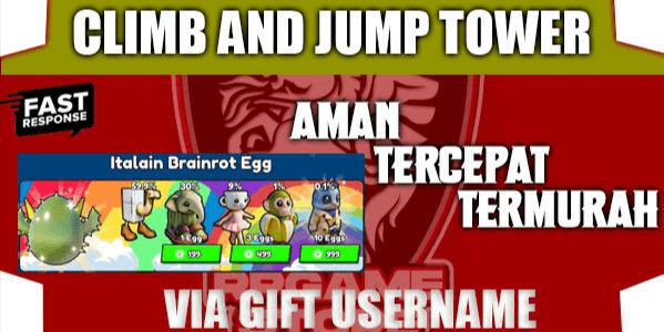 Gambar Product 10x Limited Egg 1 - Climb and Jump Tower