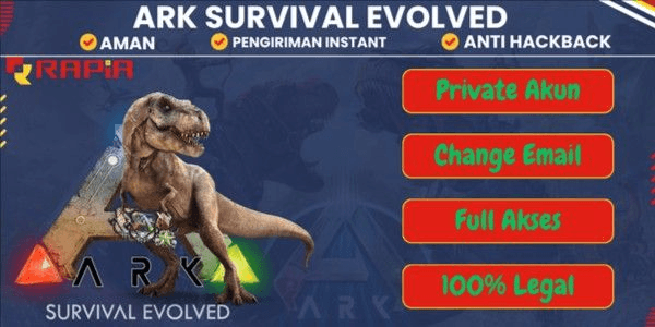 Gambar Product Account Ark: Survival Evolved + Free 7 DLCs