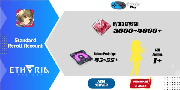 Gambar Product [ASIA] Etheria: Restart Standard Reroll Account