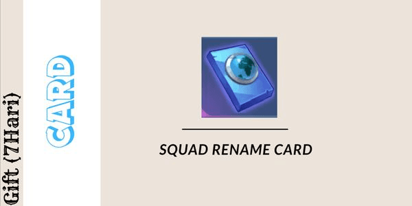 Gambar Product Squad Name Change Card