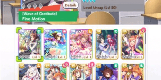 Gambar Product Uma Musume Global Fine Motion + 2 SSR Support