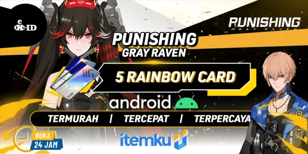 5 Rainbow Card