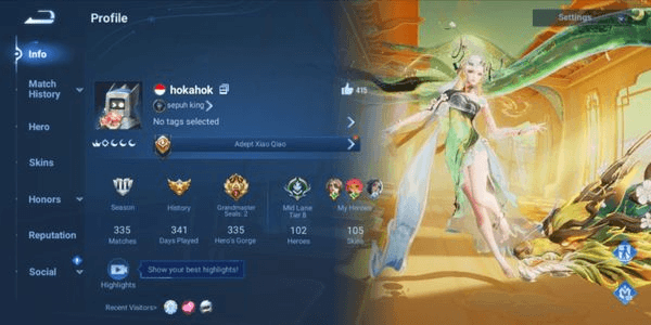 Gambar Product ACCOUNT HOK BERHERO SNK FULL WARRANTY