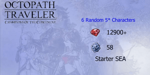 Gambar Product Reroll Account Octopath Traveler CotC [SEA]#2