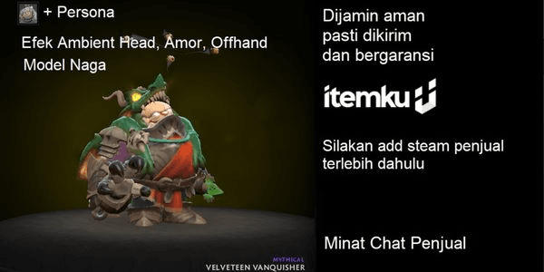 Gambar Product "Velveteen Vanquisher (Pudge Persona Set Crownfall Winter 2024 Heroes' Hoard Collector's Cache)"