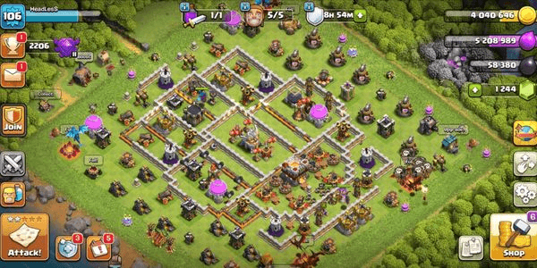 Gambar Product Town Hall 11 Hero Max Siap War
