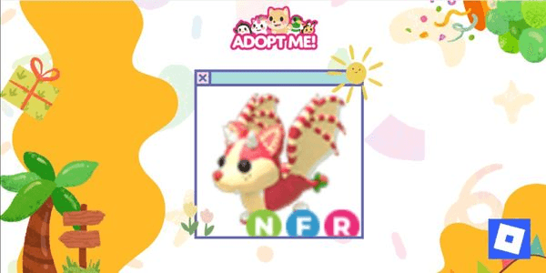 Gambar Product NFR Strawberry Shortcake Bat Dragon SSBD Adopt Me