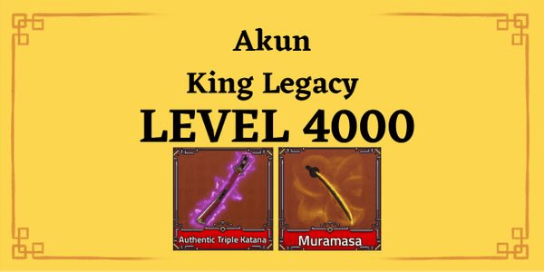 Gambar Product Account King Legacy - Level 4000 ATK MURAMASA