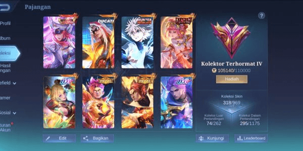 Gambar Product "CHEAP SULTAN ACCOUNT" Honorable Collector IV
