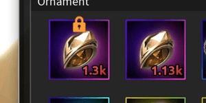 Ornament Luck 1,000 - 1,300