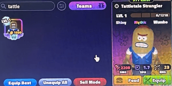 Tattletale Strangler (Shiny Wumbo)