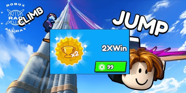 Gambar Product 2X Win - Climb And Jump Tower