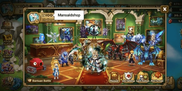 Gambar Product ACCOUNT LND ASIMA TOP ARENA RTA F3 TEAM COMBO READY + 100 ANNIVERSARY SCROLL + 80 MYSTIC SCROLL + 80 MYSTIC SCROLL + 3 ELEMENTAL SCROLL!!