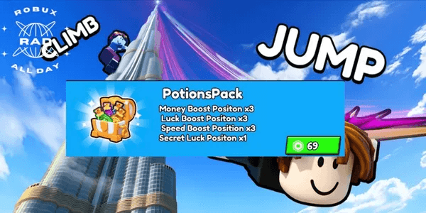 Potions Pack - Climb And Jump Tower