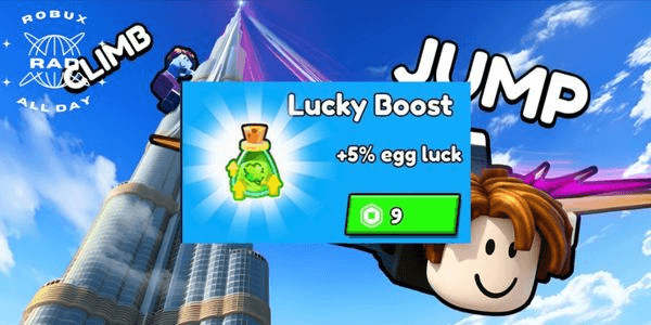 Gambar Product Lucky Boost - Climb And Jump Tower