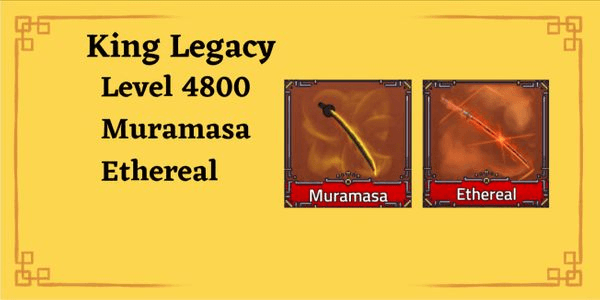 Gambar Product Account King Legacy - ETHEREAL MURAMASA