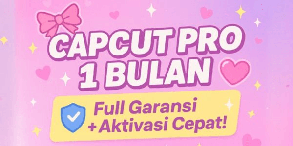 Gambar Product CAPCUT PRO 1 MONTH