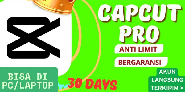 Gambar Product Capcut Pro 1 Month Private