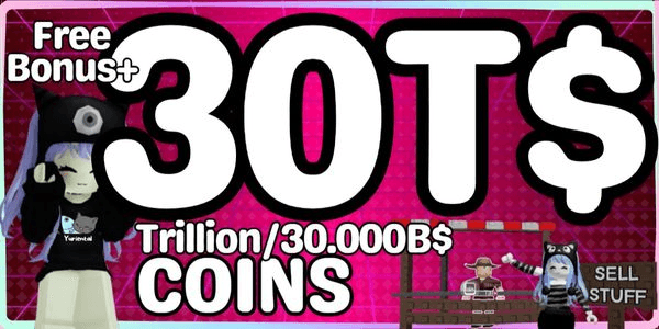 Gambar Product 30 trillion dollars coins (30,000 billion dollars) - TRILLION