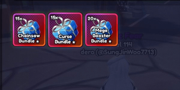 Gambar Product Combo! Chainsaw bundle + Mega booster bundle + Curse bundle (almost 3000 RBX total)