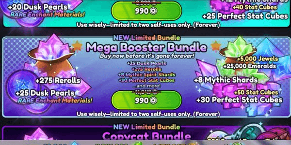 Gambar Product Mega booster bundle (990 RBX)