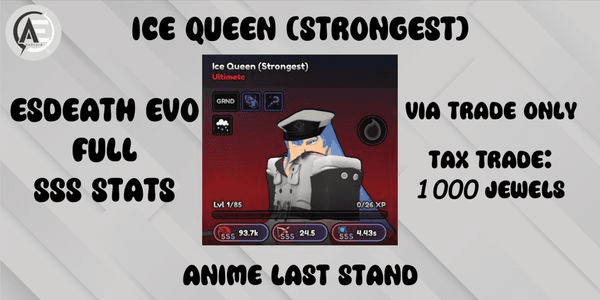 Gambar Product Ice Queen (Strongest) (Esdeath Evo) || Anime Last Stand ||