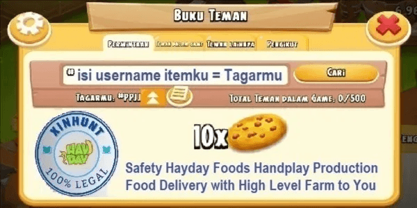 Cake Cookies - Cookies = 10 pcs (Tools & Ingredients)