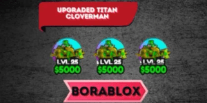 Upgraded titan cloverman -Skibidi tower defense (COSMIC)