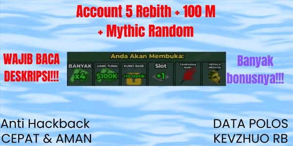 Gambar Product ACC 5 REBITH | STEAL A BRAINROT