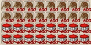 Quest Sevis/Baris (8Stack/4800pcs) 72K Fame (72000 Fame Points)