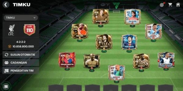 Gambar Product CHEAP FC MOBILE ACCOUNT DALGISH OVR 112, JOAO NEVES OVR 112 + OVR SQUAD 110 LUXURY PLAYERS‼️| Please Read Product Description