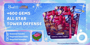 600 Gems - All Star Tower Defense