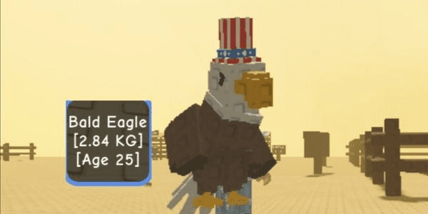 Gambar Product Bald Eagle 2.84kg Age 25 - Grow A Garden